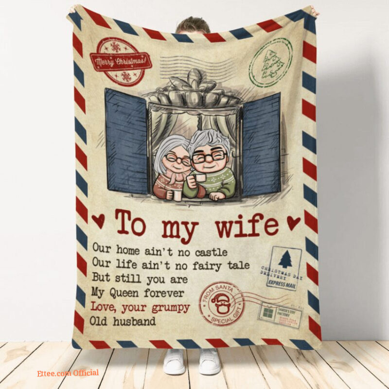 blanket to my wife our home aint no castle gift for wife