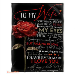 blanket for wife falling in love with you i had no control - Super King - Ettee