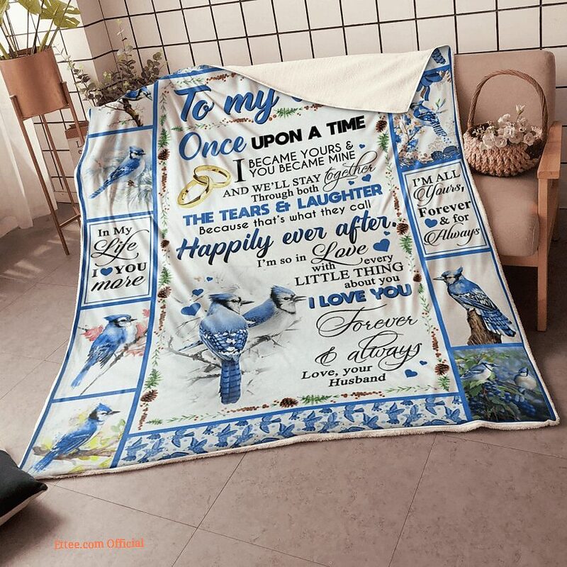 Valentine's Day Blanket for My Wife - A Cardinal Couple's Happily Ever After - Super King - Ettee