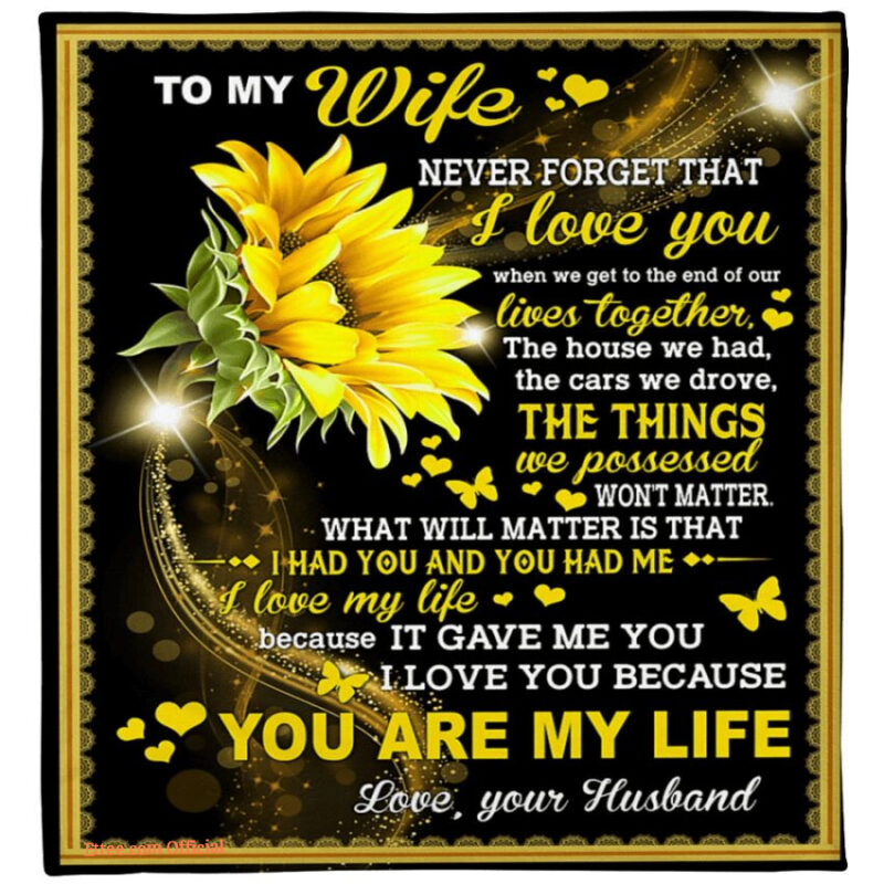 gift for wife never forget that i love you when we get to the ens of our sunflower