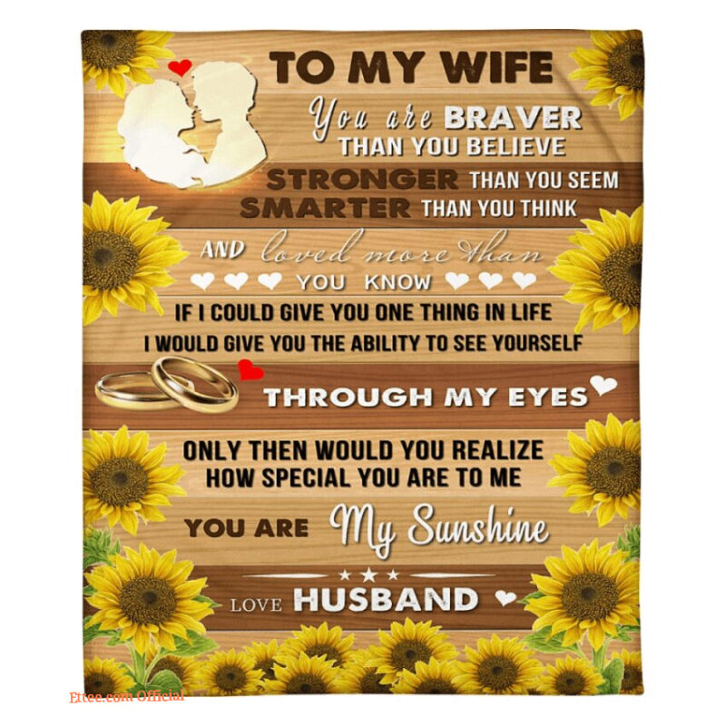 gifts for wife on valentines day braver stronger sunflower couple rings