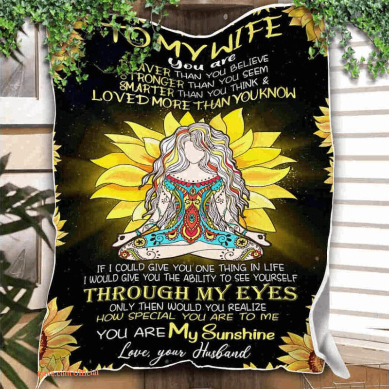 gifts for wife valentine birthday sunflower yoga you are my sunshine