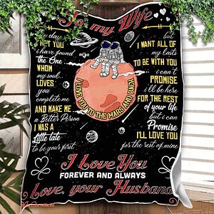 blanket for wife astronaut make me a better person - Super King - Ettee