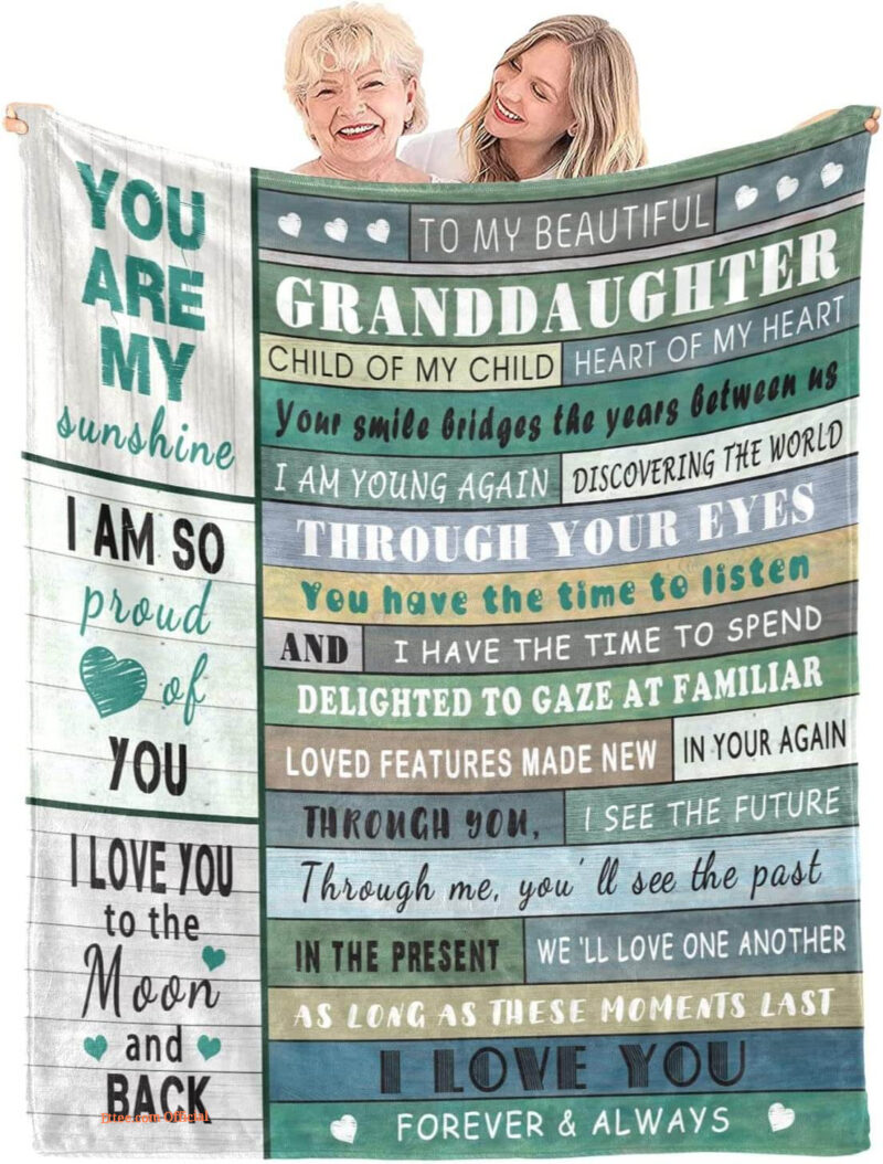 To My Granddaughter. Lightweight And Smooth Comfort. Foldable And Compact