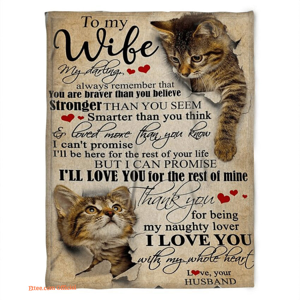 blanket for the wife you are my best friend cat love blanket for the wife you are my best friend cat love - Ettee - Best Friend