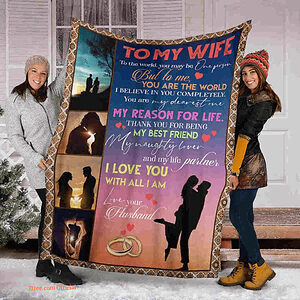blanket for wife thank you for being my best friend - Super King - Ettee