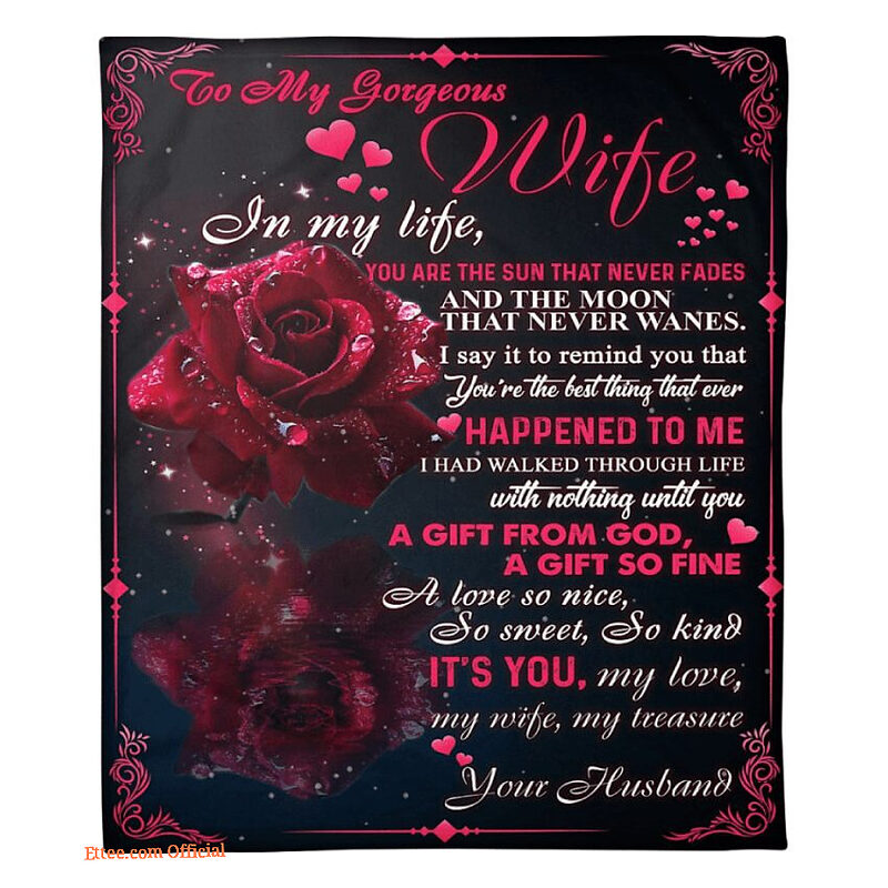 blanket for the wife my love my life my treasure