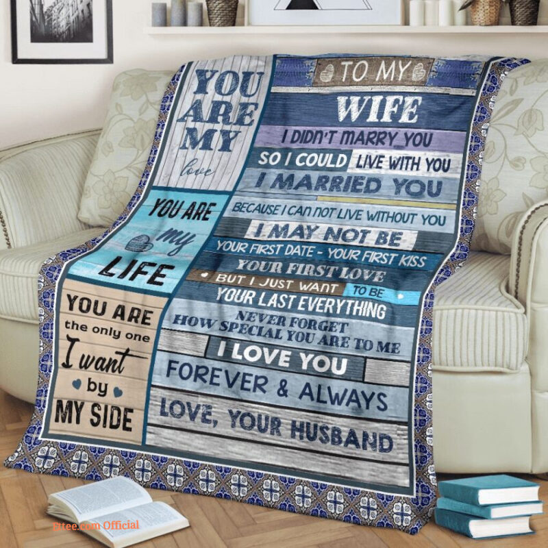 blanket for wifes valentine you are my love