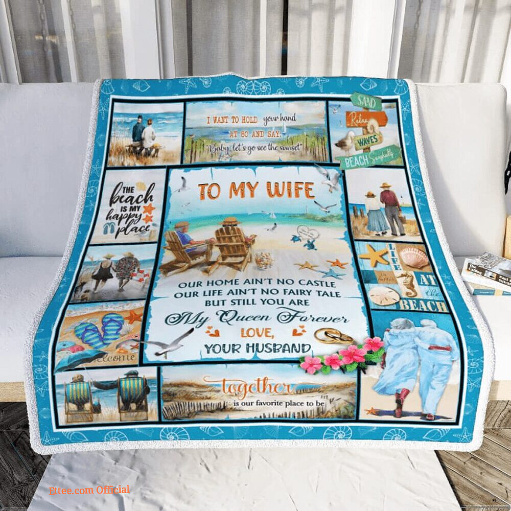 blanket for wife on valentines day you are my queen forever wife from husband blanket for wife on valentines day you are my queen forever wife from husband - Ettee - blanket