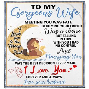 blanket for wife marrying you was the best decision i ever made - Super King - Ettee