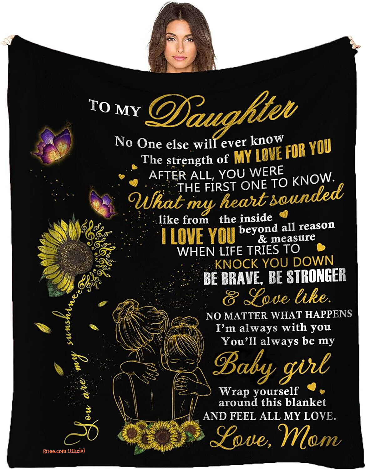 To My Daughter Gifts From Mom. Light And Durable. Soft To Touch To My Daughter Gifts From Mom. Light And Durable. Soft To Touch - Ettee - daughter gifts