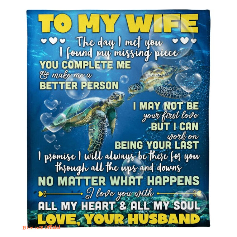 blanket for wife i promise ill always be there for you