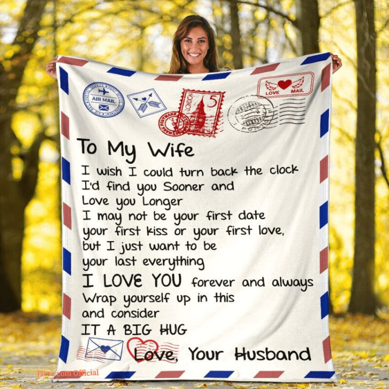blanket for wife romantic love mail i love you forever always
