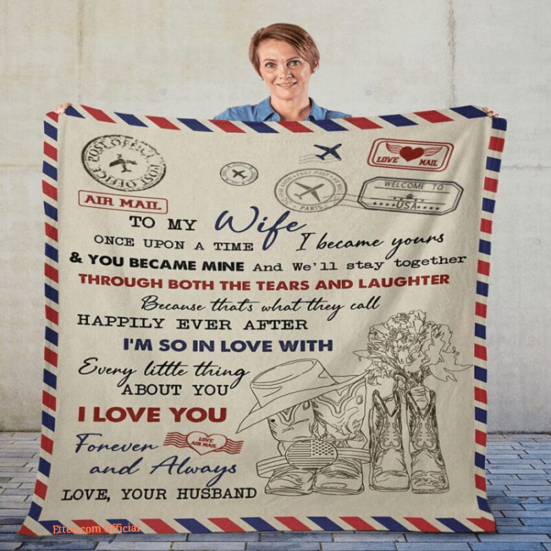 blanket for wife once upon a time letter