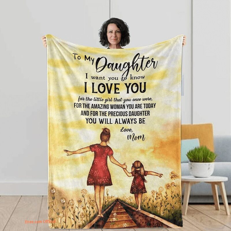 I Want You To Know Quilt Blanket Gift Mom To Daughter. Foldable And Compact - Super King - Ettee