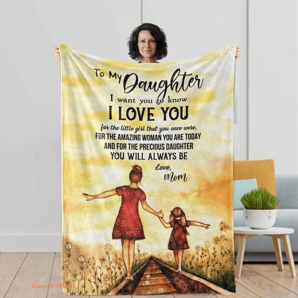 I Want You To Know Quilt Blanket Gift Mom To Daughter. Foldable And Compact I Want You To Know Quilt Blanket Gift Mom To Daughter. Foldable And Compact - Ettee - compact