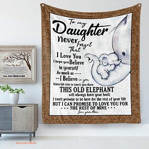 To My Daughter Quilt Blanket I Can Promise To Love You For The Rest Of Mine - Super King - Ettee