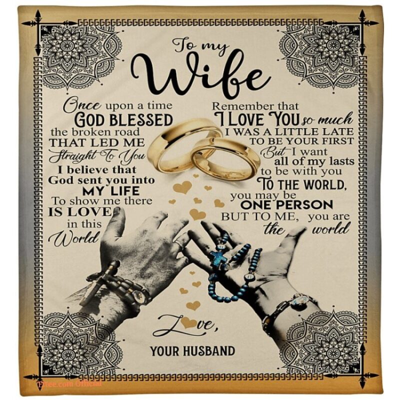 blanket for wife once upon a times god blessed