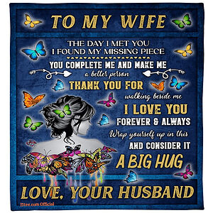blanket for wife the day i met you lovely - Super King - Ettee