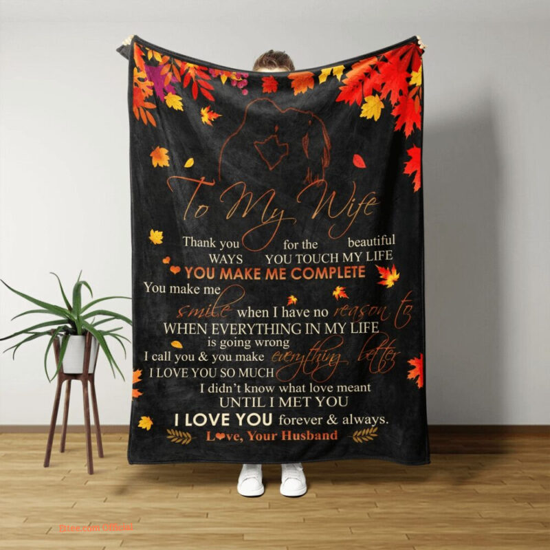 Valentine Quilt Blanket for Wife - Lightweight and Durable Gift