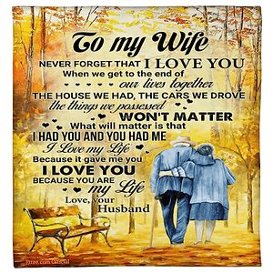blanket for my wife valentine day never forget that i love you - Super King - Ettee
