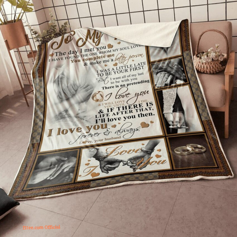 blanket for wife my wife hand in hand you complete me