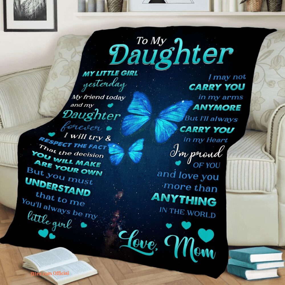 To My Daughter You Are My Sunshine Quilt Blanket. Foldable And Compact To My Daughter You Are My Sunshine Quilt Blanket. Foldable And Compact - Ettee - compact