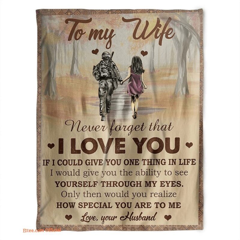 blanket for wife yourself through my eyes