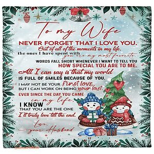 blanket for wife ill truly love till the end - Super King - Ettee