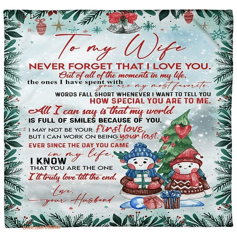 blanket for wife ill truly love till the end - Super King - Ettee