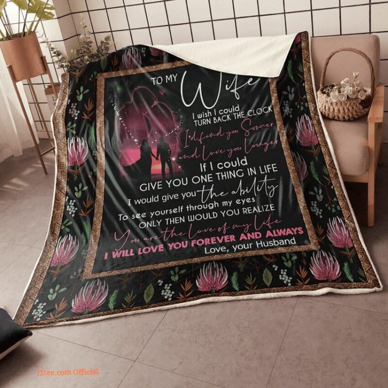 blanket for wife on valentine my wife prote a flower you are the love