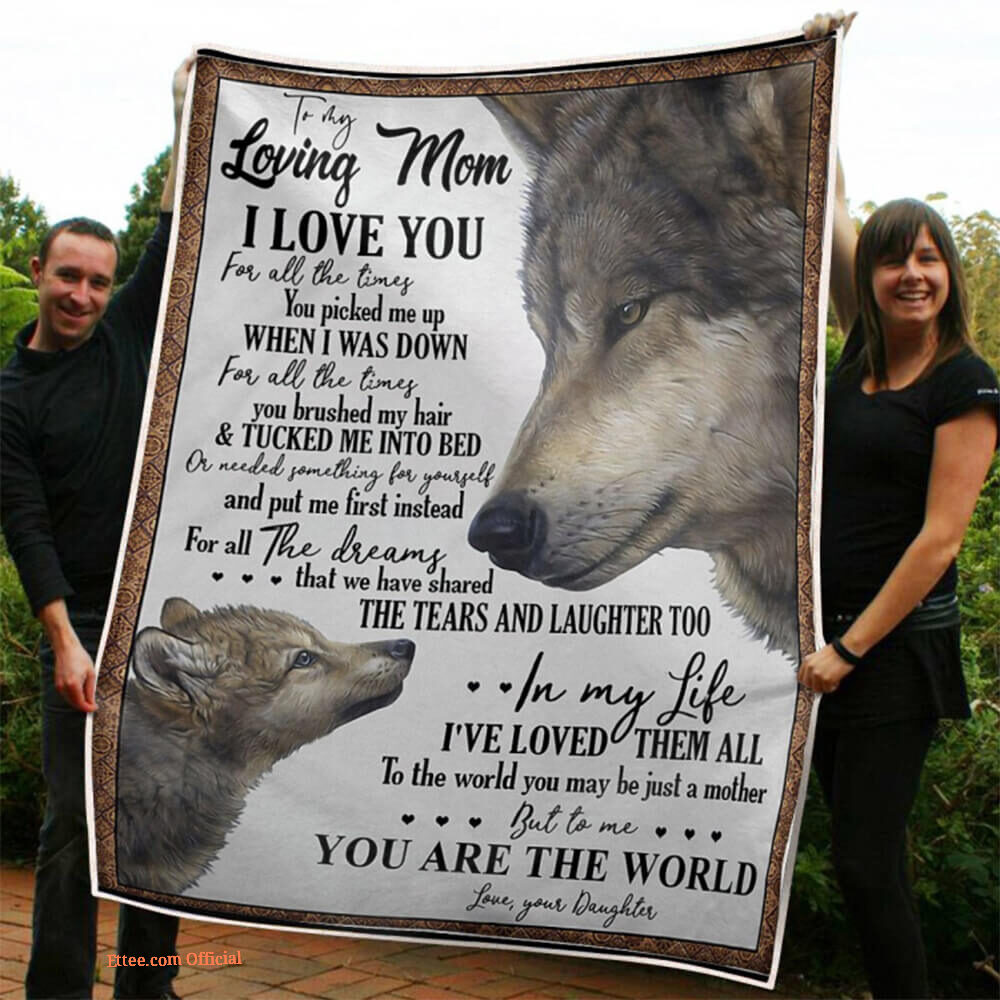 To My Mom Thank You For All Sacrifices Quilt Blanket Animal Gift To My Mom Thank You For All Sacrifices Quilt Blanket Animal Gift - Ettee - Animal Gift