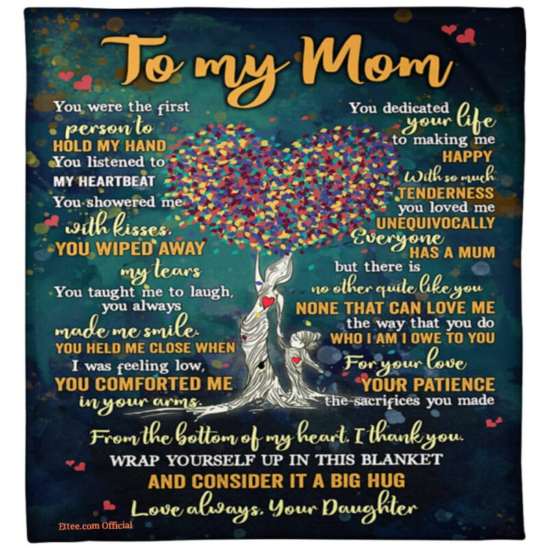 Mother Quilt Blanket You Were The First Person To Hold My Hand