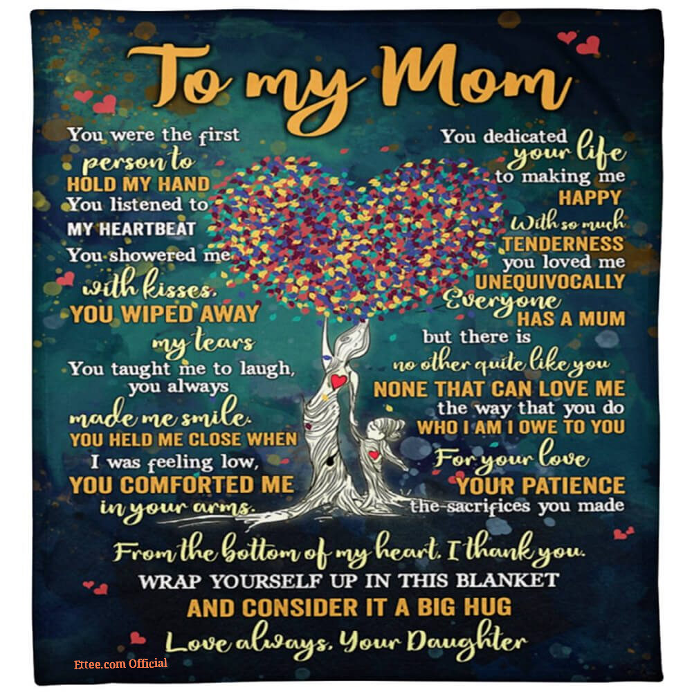 Mother Quilt Blanket To My Mom You Are The World Flower And Butterfly Mother Quilt Blanket To My Mom You Are The World Flower And Butterfly - Ettee - butterfly