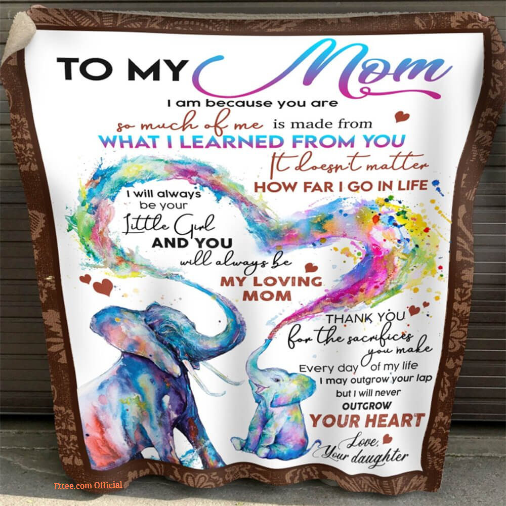 Mother Quilt Blanket You Will Always My Loving Mom. Foldable And Compact - Super King - Ettee