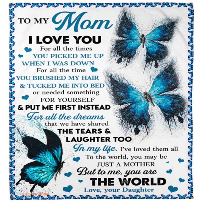 I Love You For All The Times Quilt Blanket Meaningful Mothers
