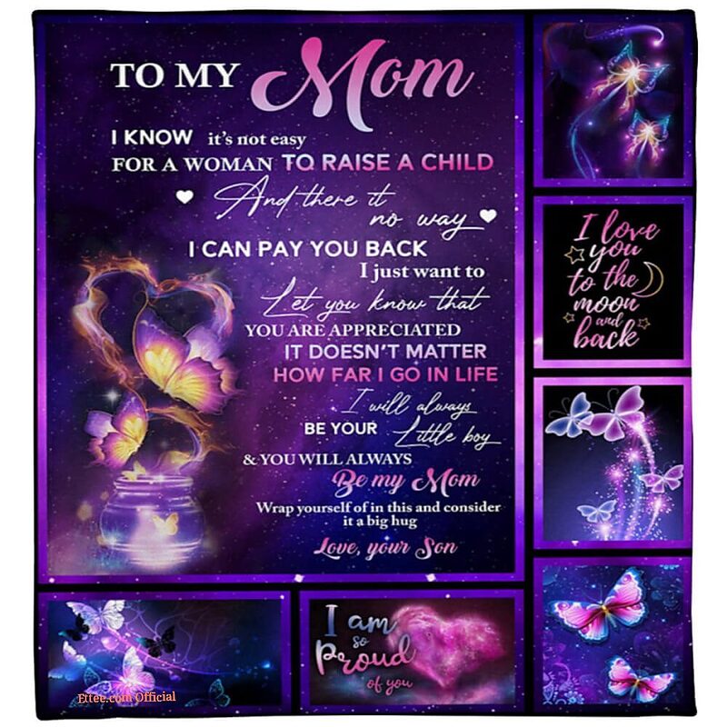 Mom We Love You Dreamcatcher Quilt Blanket Gift For Mom - Super King - Ettee
