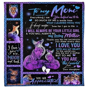 To My Mom Everything I Am You Helped Me To Be So Much Of Me Quilt Blanket - Super King - Ettee
