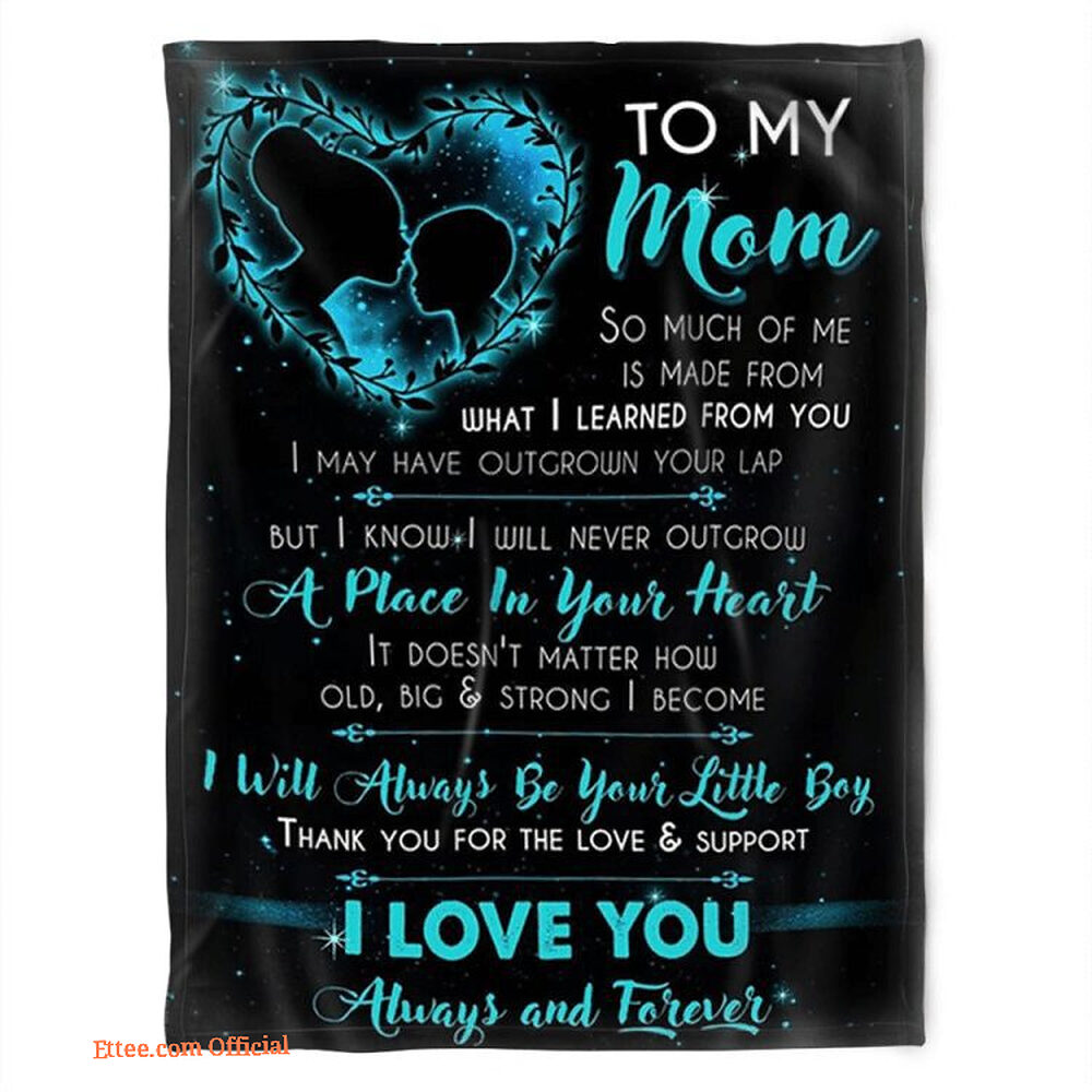 To My Mom I Love You Always And Forever Maternal Love Mama Kiss Quilt Blanket To My Mom I Love You Always And Forever Maternal Love Mama Kiss Quilt Blanket - Ettee - Kiss