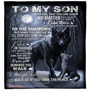 to my son stay strong be confident and just do your best blanket - Super King - Ettee