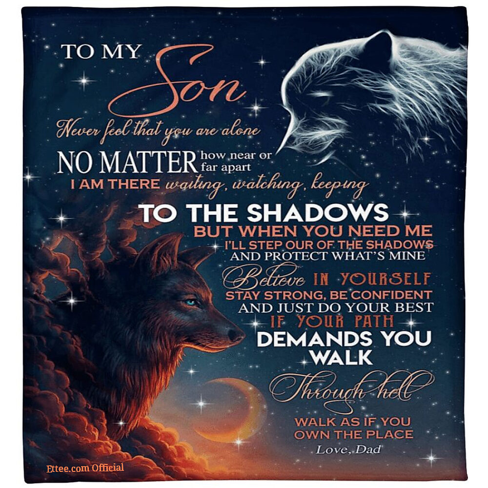 to my son stay strong be confident and just do your best blanket to my son stay strong be confident and just do your best blanket - Ettee - be confident