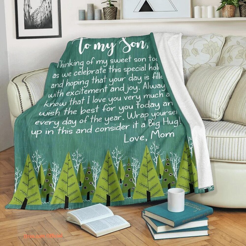 to my son thinking of my sweet son today blanket to my son thinking of my sweet son today blanket - Ettee - blanket