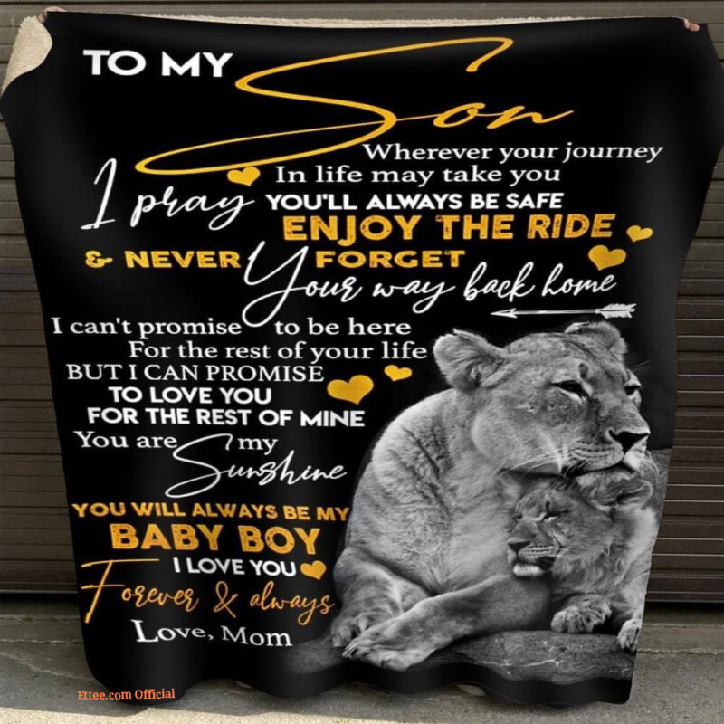 to my son wherever your journey in life may take you blanket