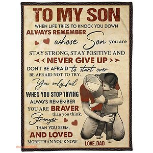 to my son you are loved more than you know quilt blanket - Super King - Ettee