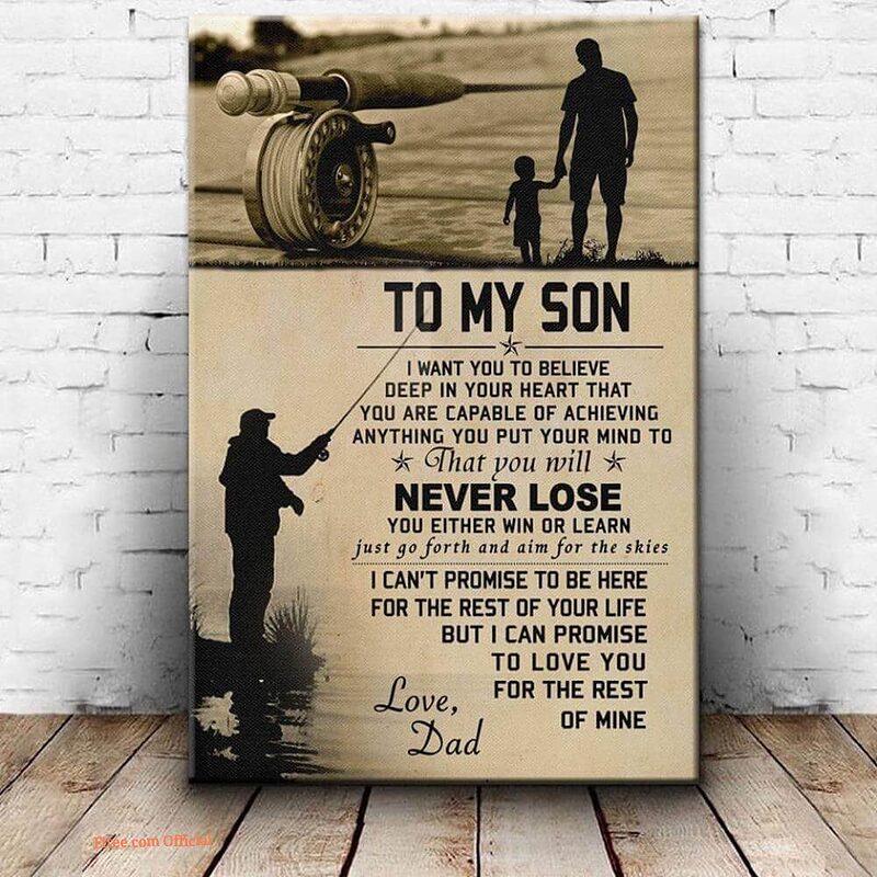 to my son you will never lose blanket gift for son from dad