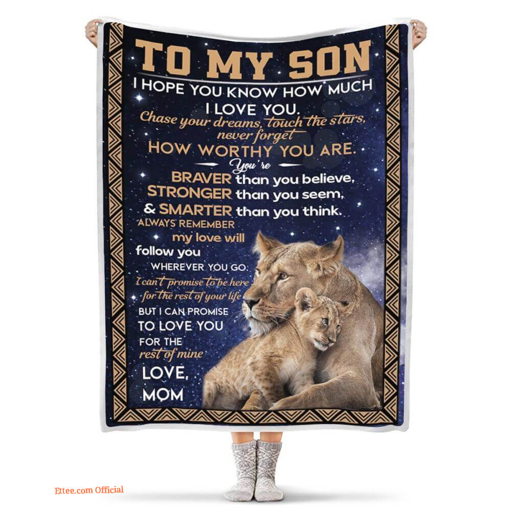 to my son youll always be my baby girl fleece blanket lovely to my son youll always be my baby girl fleece blanket lovely - Ettee - Baby Girl