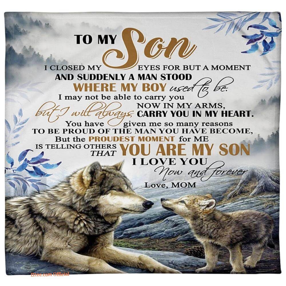 gift for son blanket the proudest moment for me that you are my son gift for son blanket the proudest moment for me that you are my son - Ettee - blanket