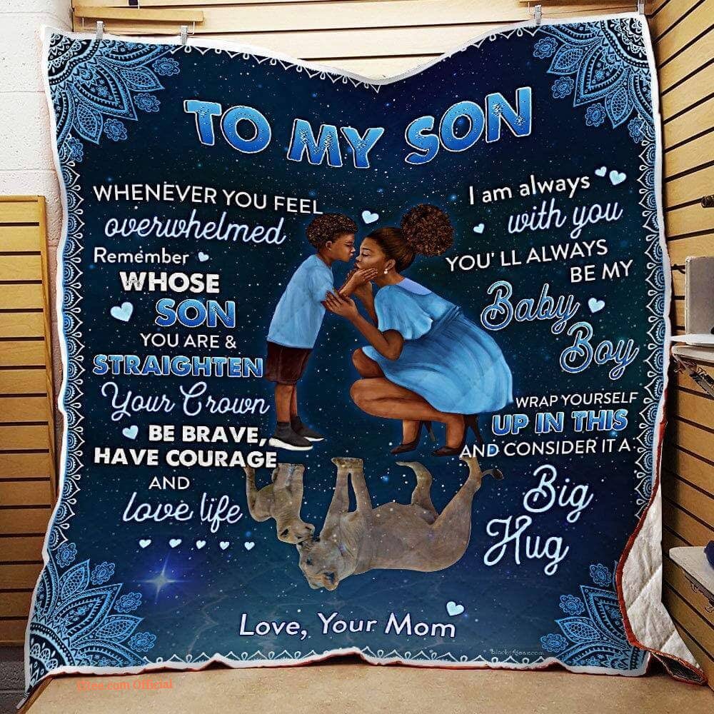 to my son fleece blanket you are my sunshie - Ettee - Fleece-Blanket