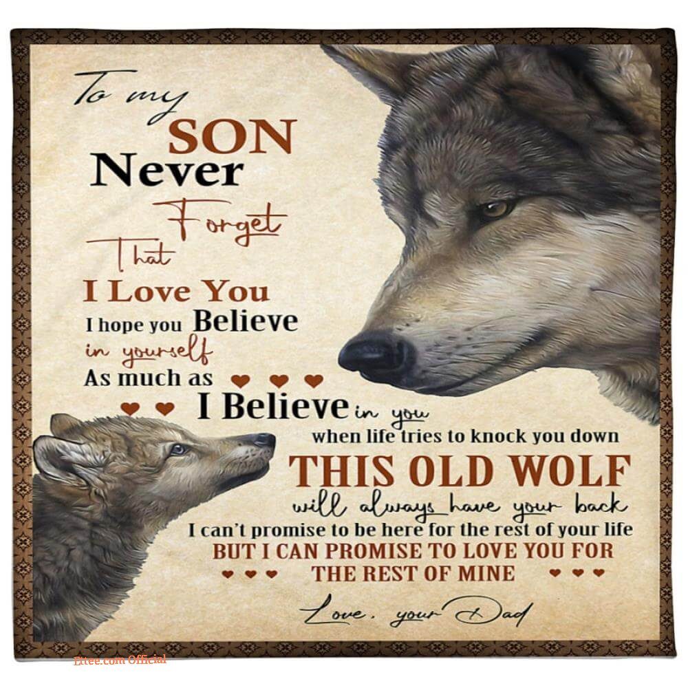 to my son fleece blanket youll always be my baby boy - Ettee - baby boy