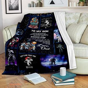 gift for son blanket to my son gift for son from dad - Super King - Ettee
